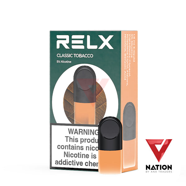 RELX POD CLASSIC TOBACCO 50MG 1.9ML (1 PER PACK)