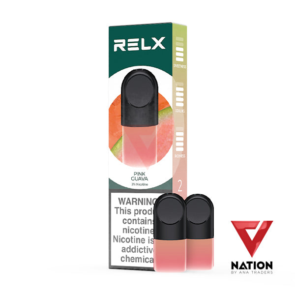 RELX POD PRO PINK GUAVA 30MG 1.9ML (2PER PACK)