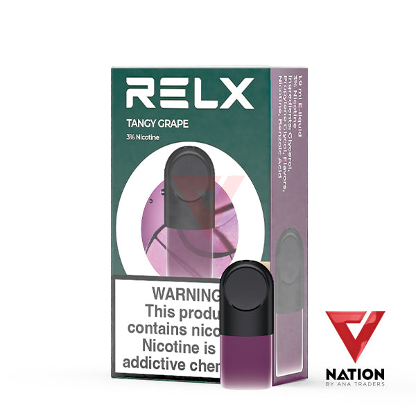 RELX POD PRO TANGY GRAPE 30MG 1.9ML (1 PER PACK)