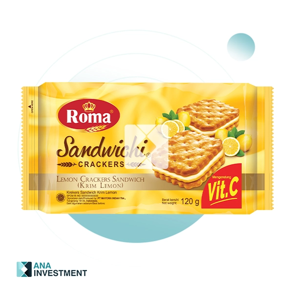 ROMA SANDWICH LEMON 120G