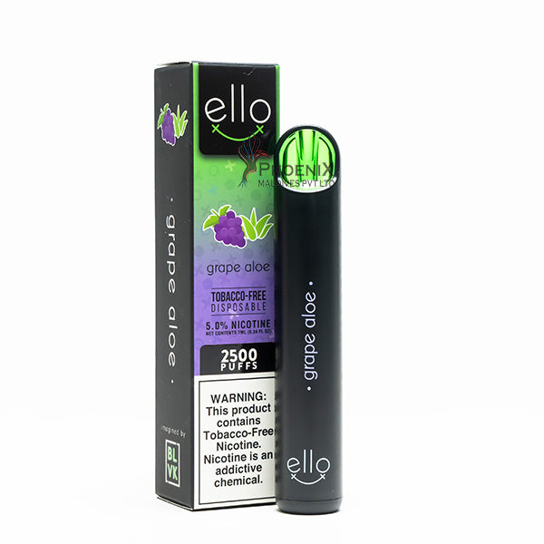 BLVK ELLO DISPOSABLE VAPE 2500 PUFFS