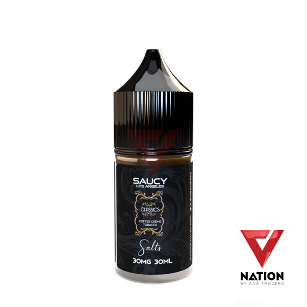 COFFEE CREME TOBACCO 30ML BY SAUCY CLASSICS SALTS